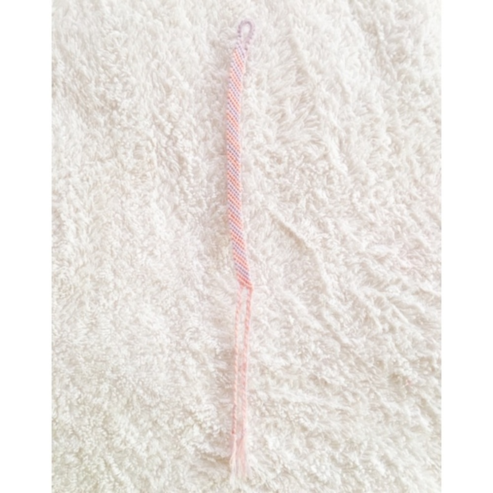 Friendship Bracelet (Purple/Pink Stripe)